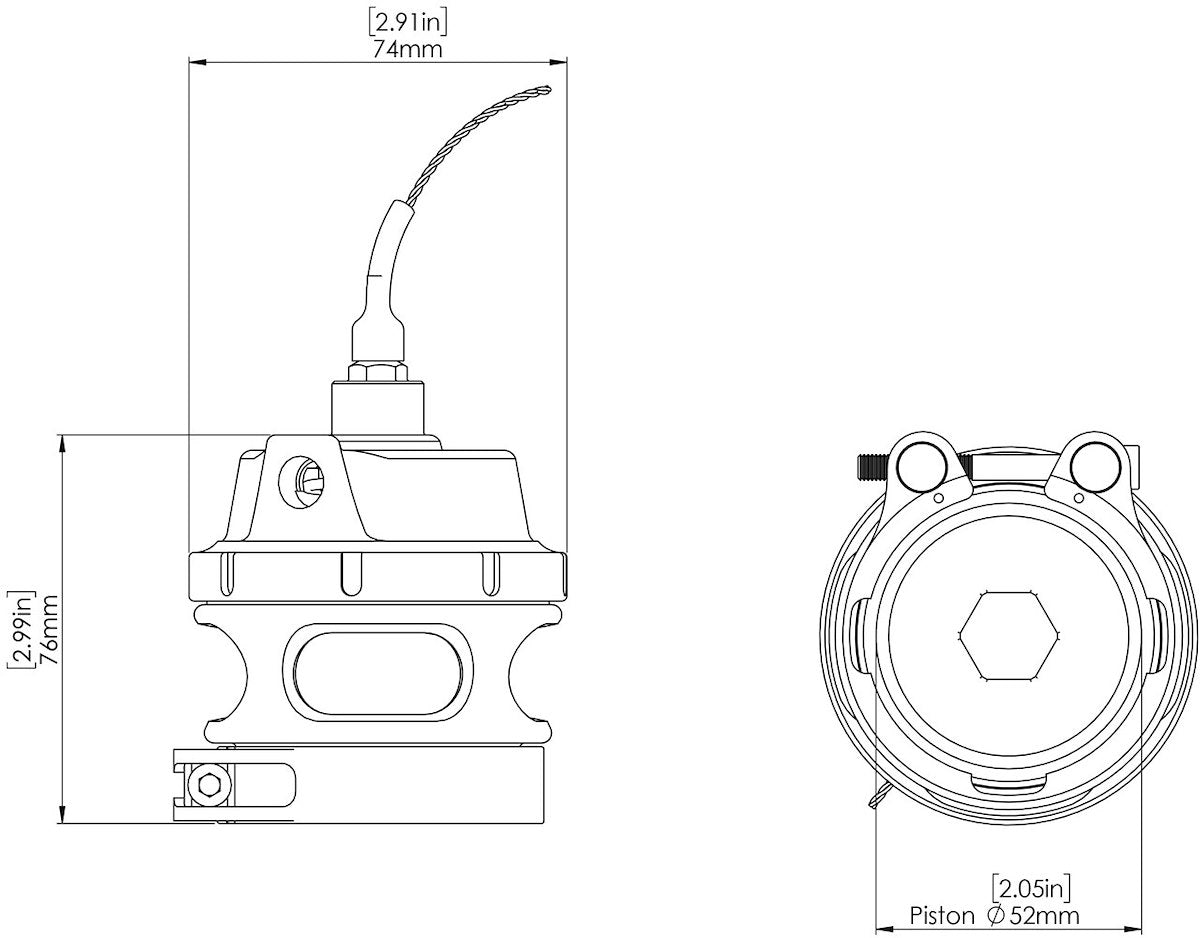 Turbosmart Turbocharger Blow Off Valve TS-0204-3110 product image 2