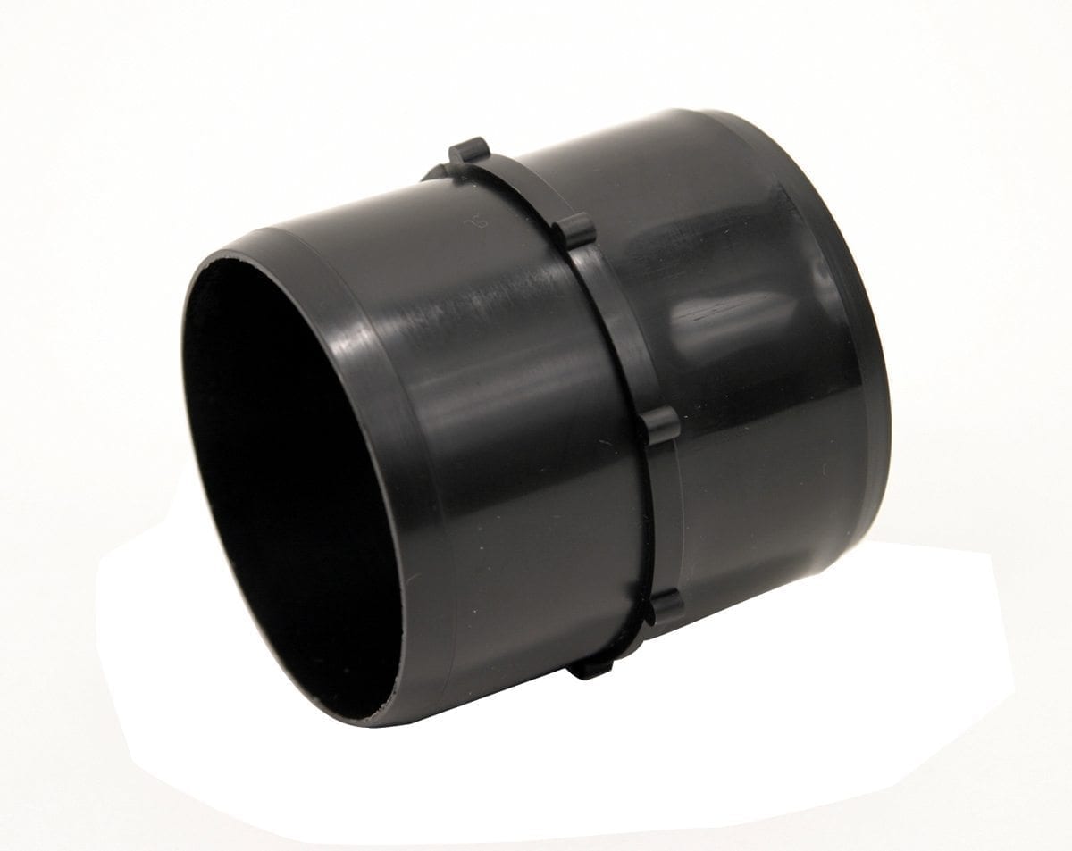 Valterra Sewer Hose Connector, 3 in Hose To 3 in Hose, Black - F02-2025BK
