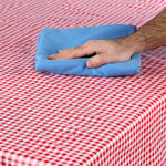Coghlan's Tablecloth, 54 in Width x 84 in Length, Red And White Checkered, With 18 in Width x 84 in Length Bench Covers - 9155