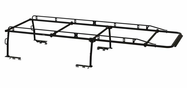 Holman Ladder Rack, 1700 lb Capacity, 24 in Height, Black - 2FSS8C