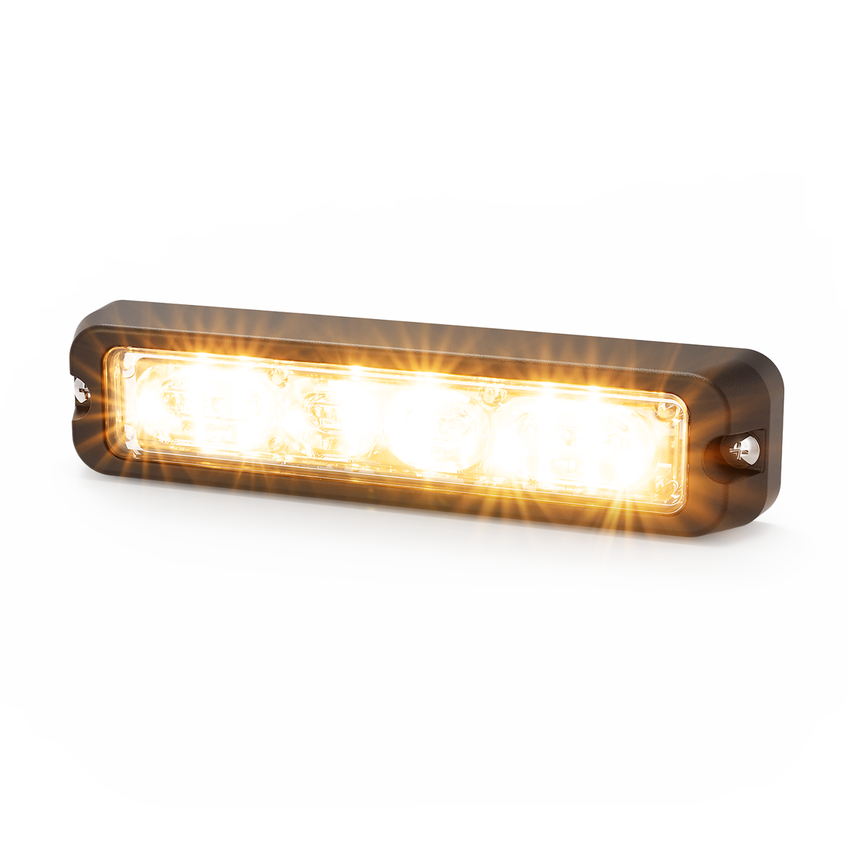 Ecco Electronic Warning Light, ED3712 SERIES, 5.2 in Width x 0.8 in Depth x 1.2 in Height, LED - ED3712AB