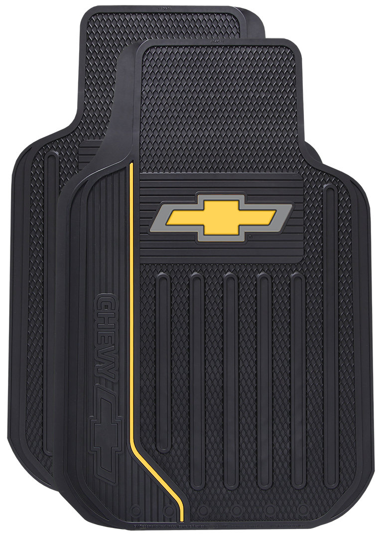 Plasticolor Floor Mat, Elite Series, Black, 2 Piece - 001620R03