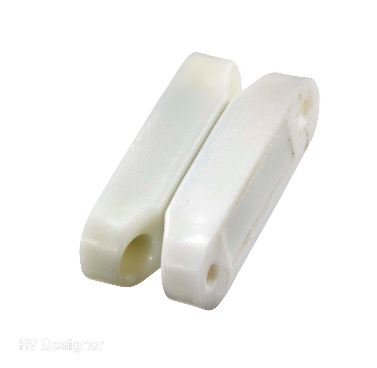 RV Designer Door Catch, White, Set Of 2 - L608
