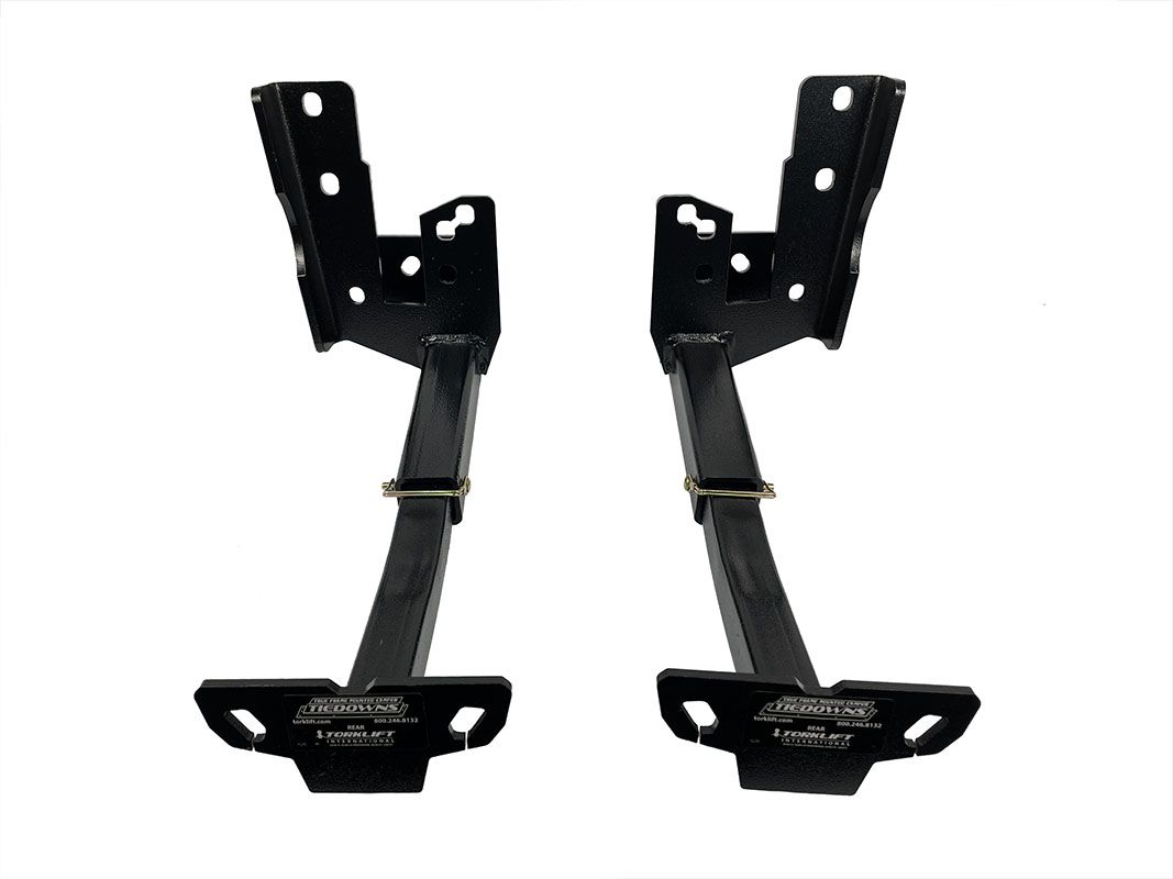 Torklift Camper Tie Down, No Drilling Required, Black, Forged Steel, Set Of 2 - D3109