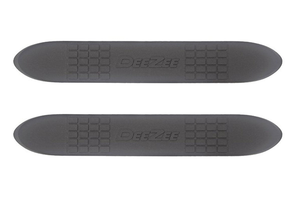 Dee Zee Nerf Bar Pad, Replacement For 4 in Round Bars, Black, Set of 2 - DZ4INCHECKS