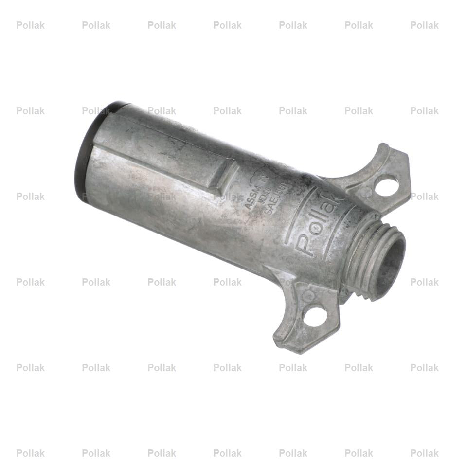 Pollak Trailer Wiring Connector, 7-Way Round Plug Side, 6 To 28 V, 40 amp - 11-700