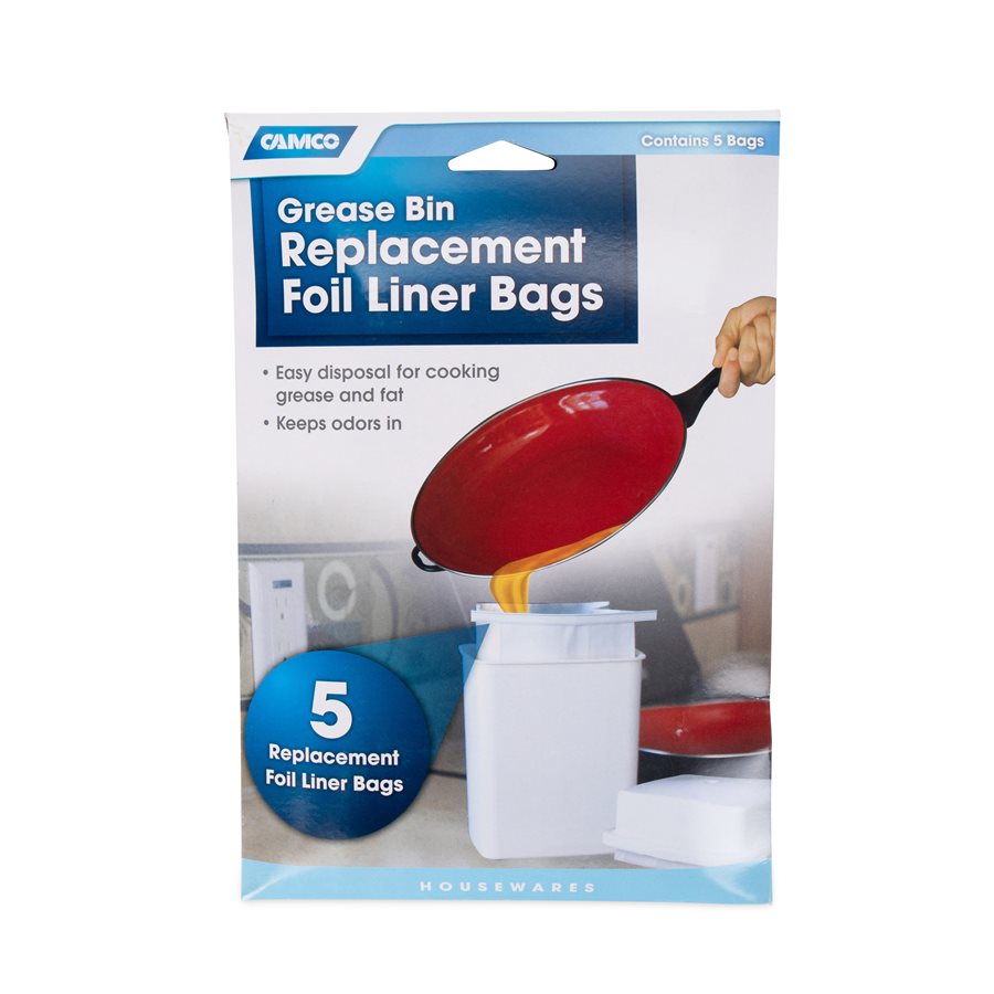 Camco Used Cooking Grease Container Bag, Package of 5 - 42285