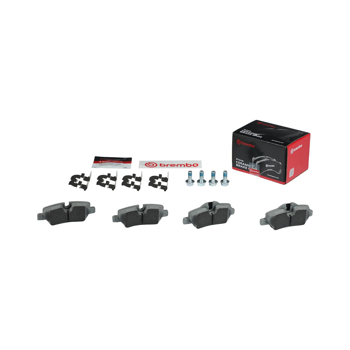 Brembo Brake Pad, FMSI Number D1800-9032, Ceramic, Set Of 4 - P06090N