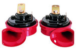 HELLA Horn, One 500 Hertz High-Tone Horn/One 400 Hertz Low-Tone Horn, 110 Decibels, 12 V/6 amp - 007424801