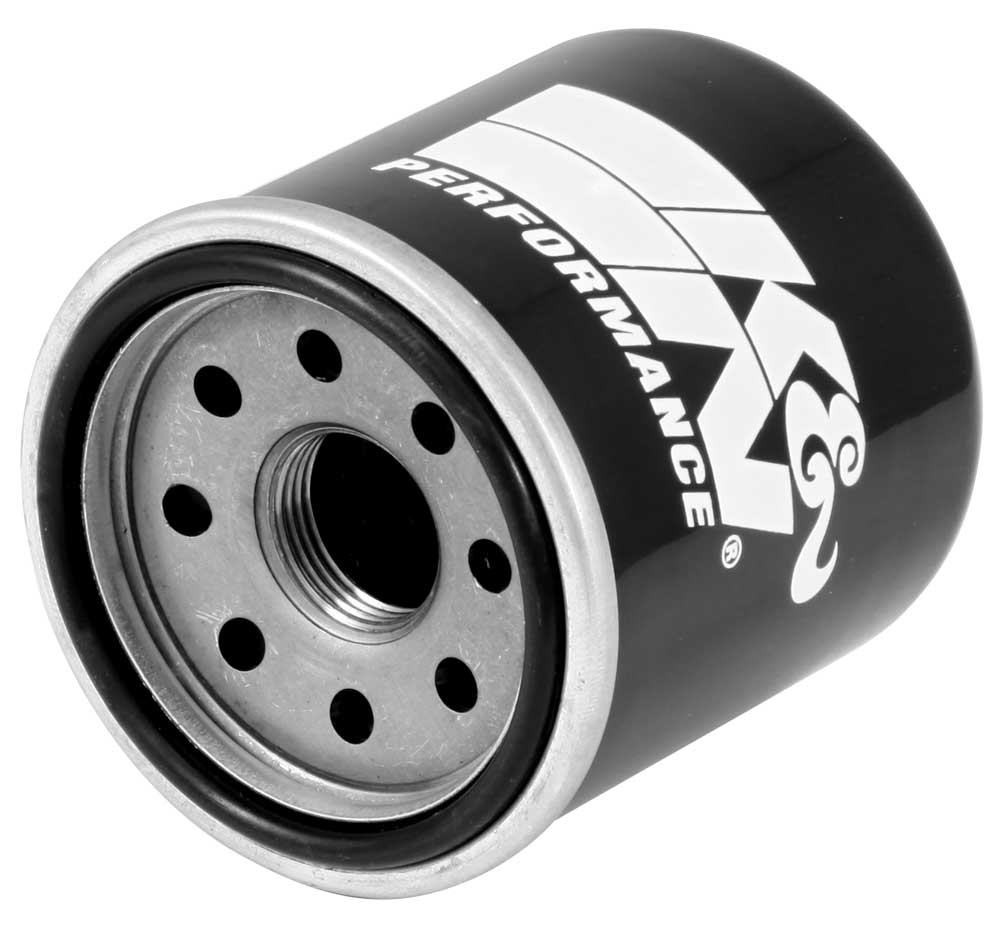 K&N Oil Filter, With 17 Millimeter Removal Nut, 3.063 in Outside Diameter x 3.344 in Height, Black - KN-153