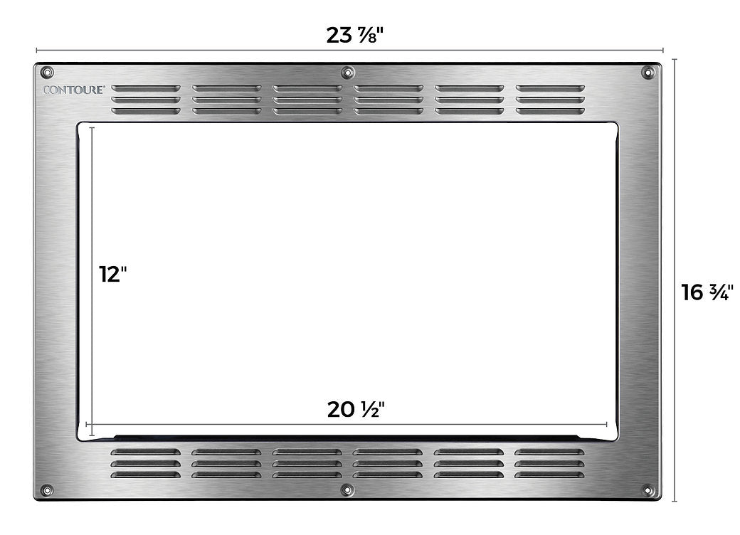Contoure Microwave Oven Trim Kit, Use With Contoure Microwave Oven Part Number RV-200S-CON - TK-200S