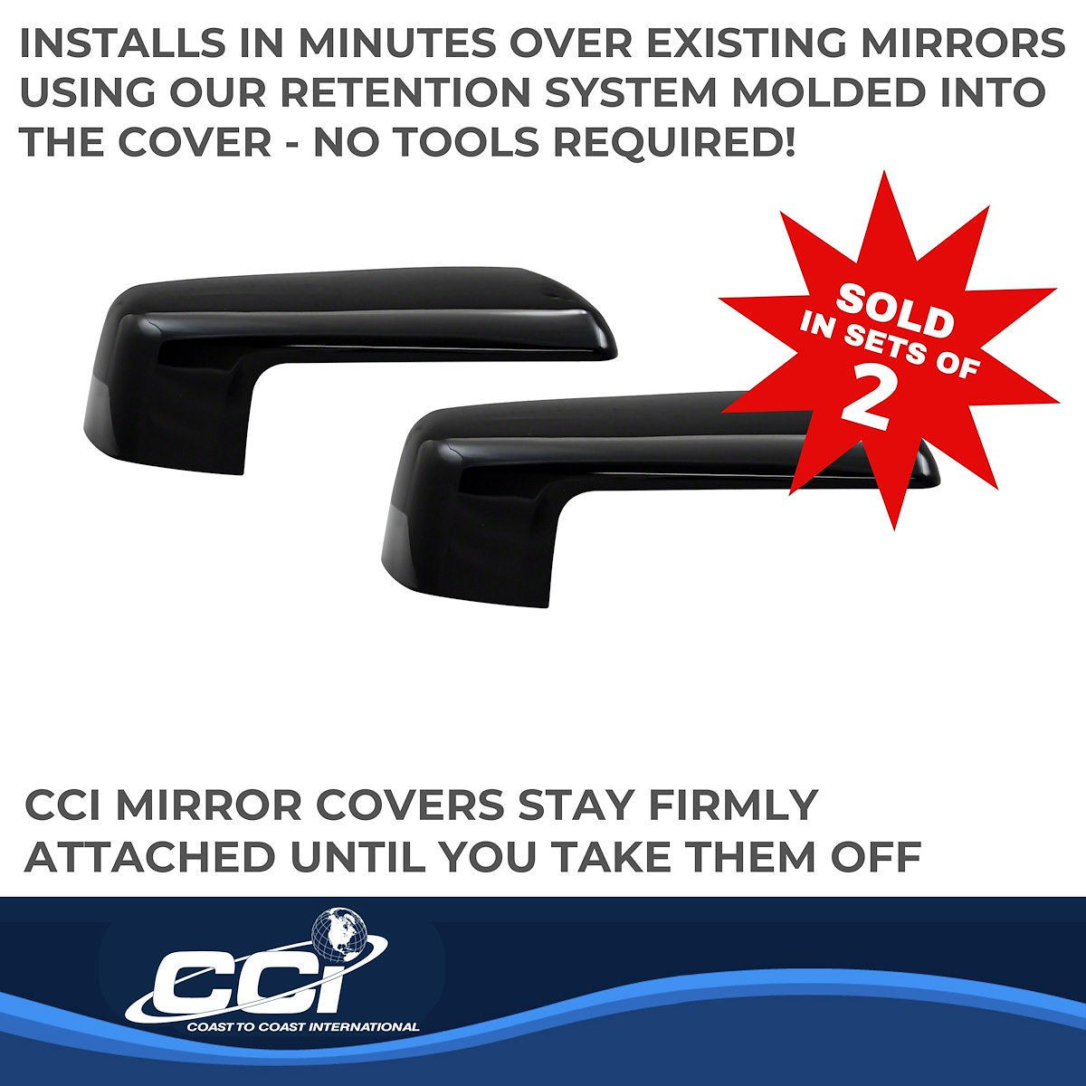Coast2Coast Mirror Covers CCIMC67536RBK product image 3