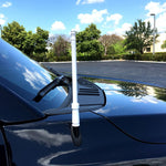 Recon Accessories Antenna Mast, 8 in Length, Chrome, Aluminum - 264ANTCH