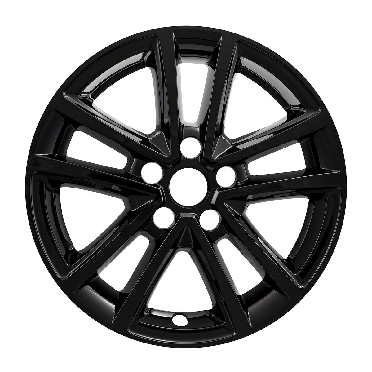 Coast2Coast Wheel Skin, 16 in, 10 Spokes, Gloss Black, Set Of 4 - IWCIMP423BLK