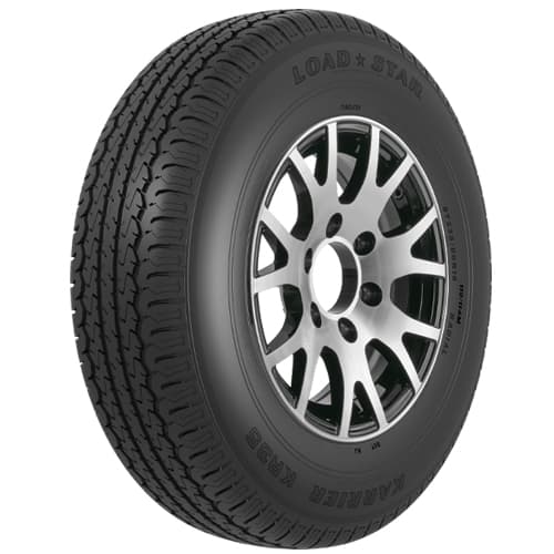 Americana Tire and Wheel Tire, Karrier Radial KR35, ST235 x 80R16, Black Sidewall - 10247