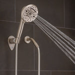 Oxygenics/ ETL Shower Head, Hand Held With 72 in Hose, With 10 Function Spray Settings, 5 in Outer Diameter - 51479