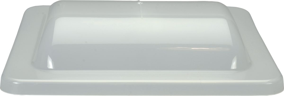 MaxxAir Ventilation Solutions Roof Vent Lid, White, 15-1/2 in Length x 14-3/4 in Width x 3.55 in Height - 00-335001