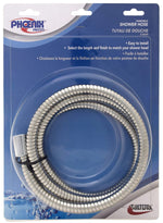 Phoenix Products Shower Head Hose, 60 in Length, Chrome Plated/Stainless Steel - PF276032