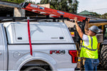 SmartCap Truck Cap, Holds Up To 330 lb When Moving And 770 lb When Parked, Gloss White, Stainless Steel - EC0110-WH
