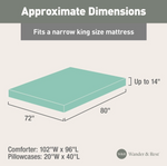 Lippert Bed Sheet, Fits Up To 14 in High Mattress - 2024121151