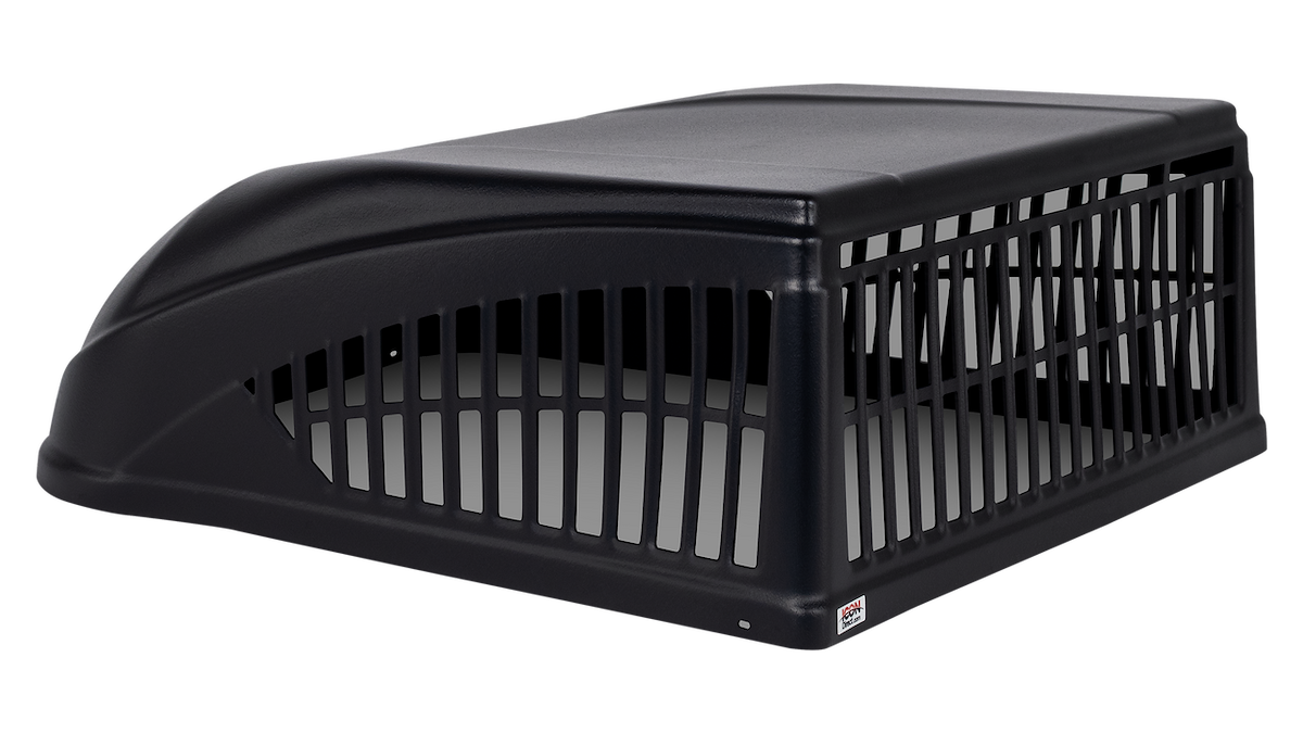 Icon Air Conditioner Shroud, 29-1/2 in Length x 27-1/2 in Width x 10-3/4 in Height, Black - 12273