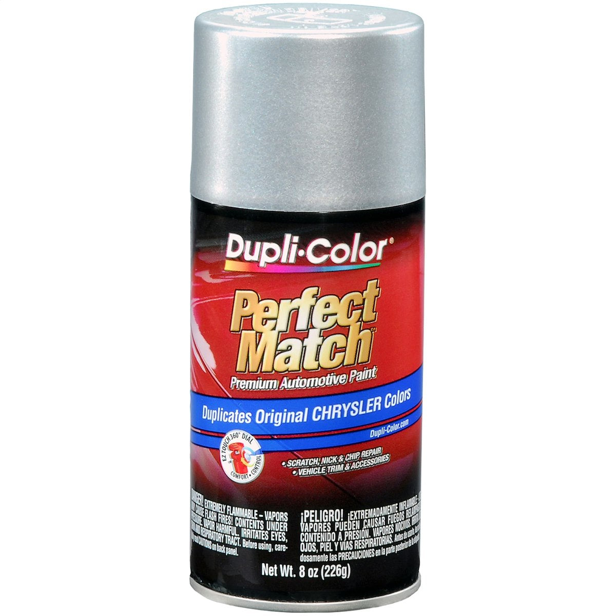 VHT/ Duplicolor Touch-Up Paint, Bright Silver Metallic Paint Code PS2, 8 oz Aerosol Can - BCC0410