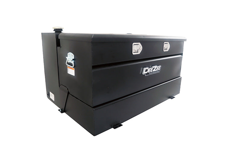Dee Zee Liquid Transfer Tank, 19-3/4 in Length x 46-3/4 in Width x 17-5/8 in Height Chest, Black Textured Powder Coated, Steel - DZ92647XSB
