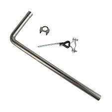 Cummins Power Generation Generator Exhaust Pipe, 90 degree Bend Pipe, 26 in Length, 1-3/8 in Outer Diameter - 155-3481-02