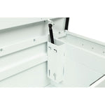 Weather Guard Tool Box, White, Steel, 20 in Length x 72 in Width x 18 in Height - 126-3-04