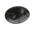 Sea Dog Boat Deck Plate, 6-3/4 in Diameter, Black - 337155-1