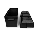 Camco Battery Box, Fits Two 6V Group GC2 Batteries Or Two 12V Group 24/24M Batteries, With 2 Tie Down Straps And 4 Strap Clamps With Screws - 55374