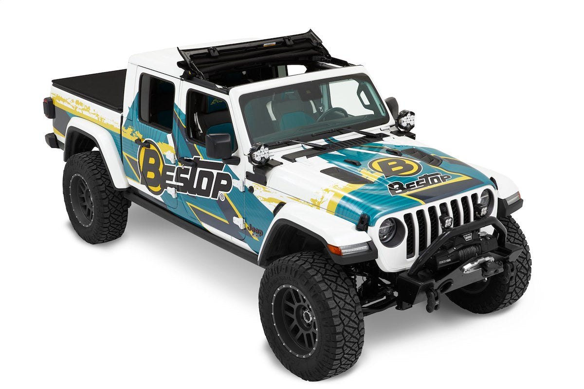 Bestop Soft Top, Black Twill - 52454-17