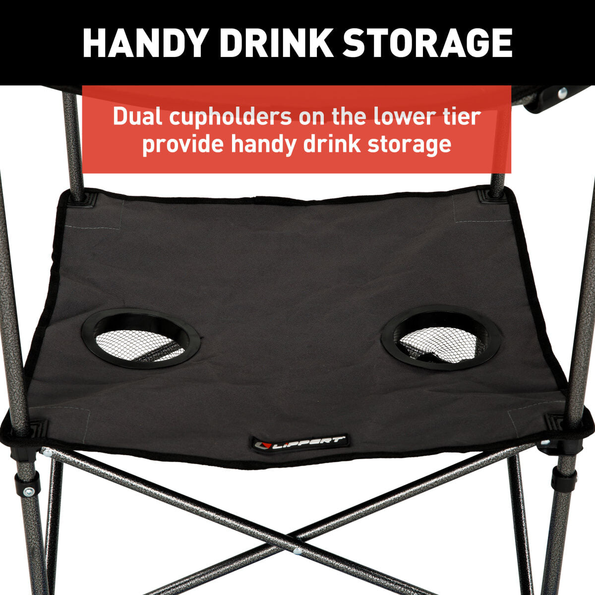 Lippert Table, 28.3 in Length x 28.3 in Width x 23.8 in Depth, 80 lb Weight Capacity - 2023053720