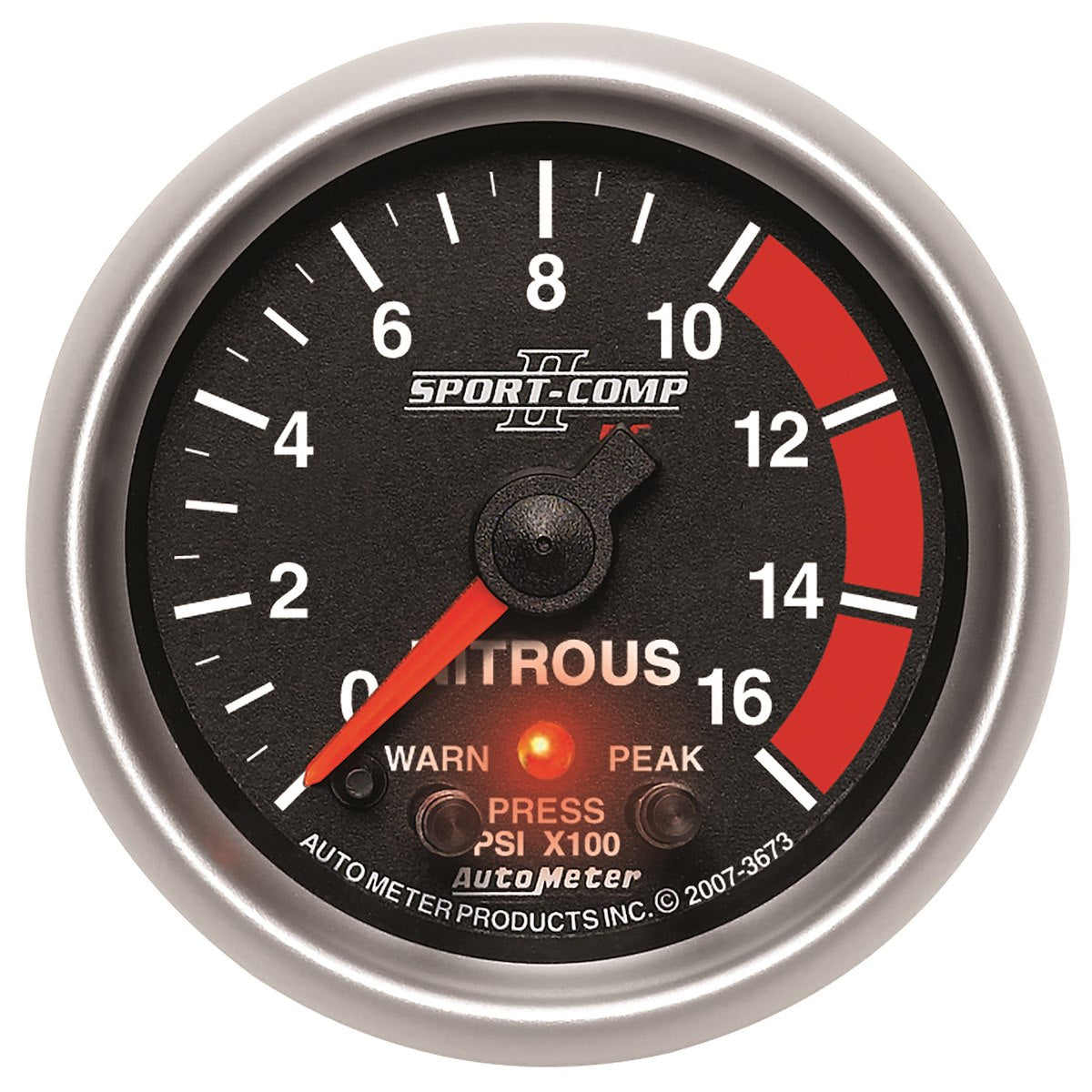 AutoMeter Nitrous Oxide Pressure Gauge 3674 product image 1