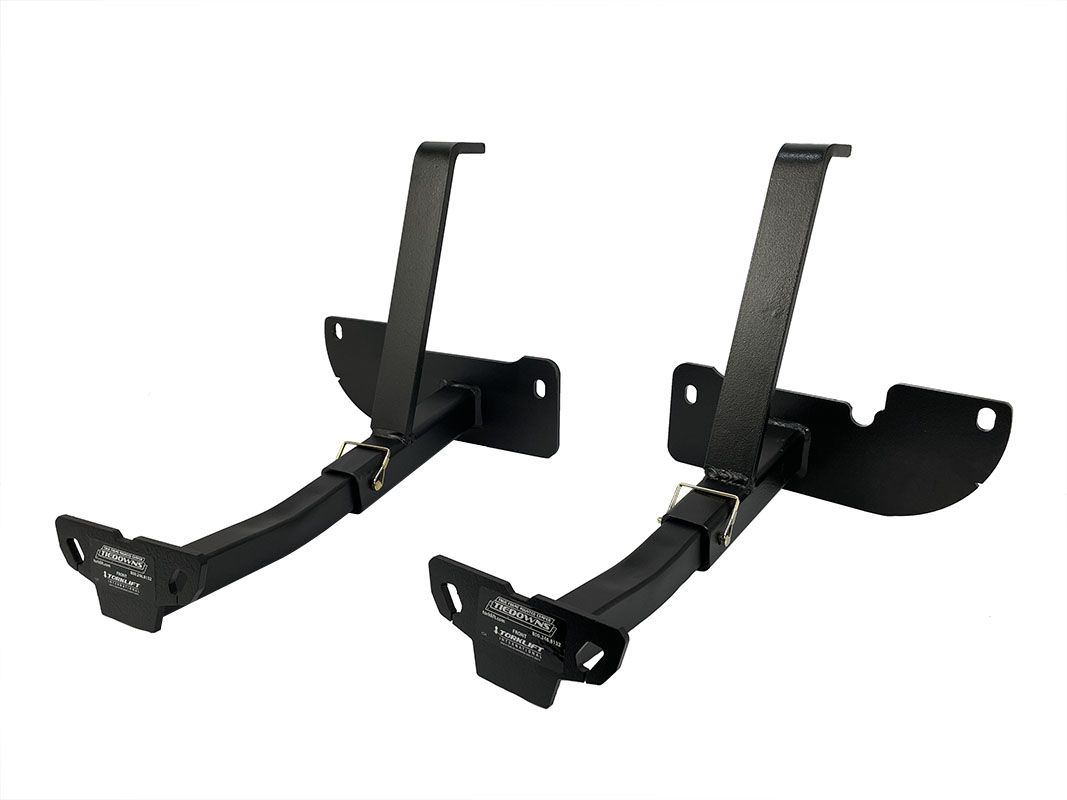 Torklift Camper Tie Down, No Drilling Required, Black, Forged Steel, Set Of 2 - D2101
