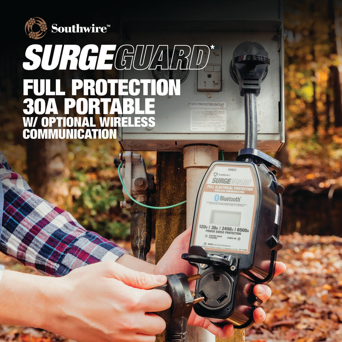 SouthWire Corp. Surge Protector, 30 amp, 120 V - 34931