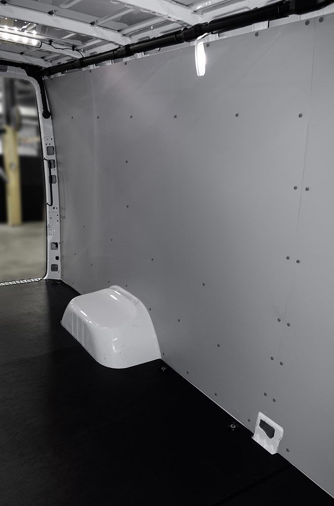 Legend Fleet Van Wall Liner, 4 Millimeter Thick Polypropylene - 05F05-20