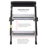 MOR/ryde Entry Step, 19-1/2 in Width x 7 in Depth, With 9 in Rise, Aluminum - STP54-076