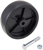 Dutton Lainson Corp Jack Wheel, 1200 lb Capacity, 6 in Diameter, With 1/2 in x 3-1/4 in Screw/1/2 in Hex Jam Lock - 6806