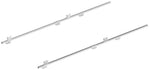 Holman Ladder Rack, White, Aluminum, With Ladder Rack Stainless Steel Mounting Hardware - 4PLAXB
