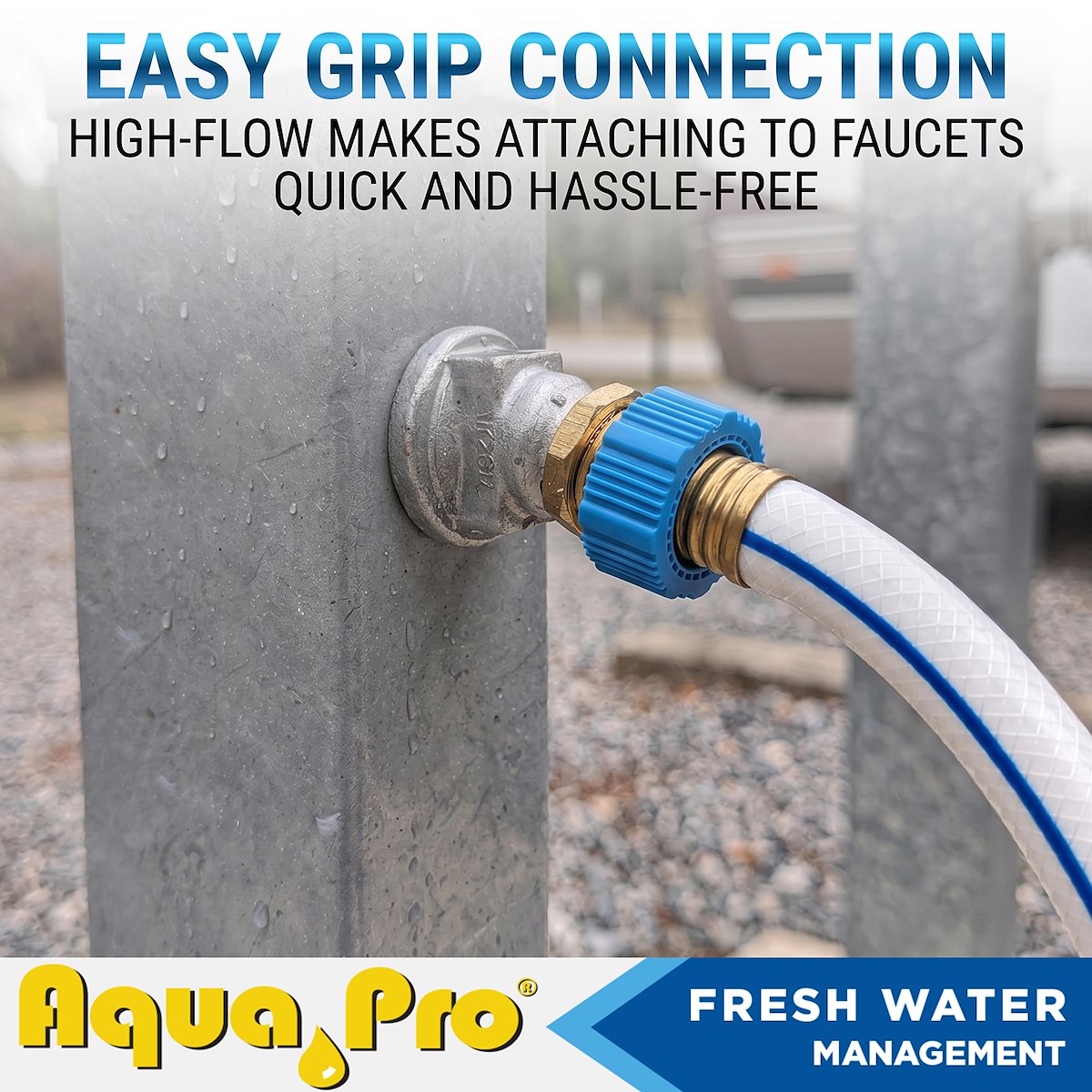 Aqua Pro Fresh Water Hose, 5/8 in Diameter, 50 ft Length, 120 PSI Working Pressure - W20867