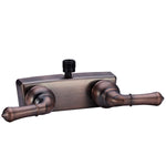 Dura Faucet Shower Control Valve, Classical Series, 2 Valve, 4 in Center Distance - DF-SA100C-ORB