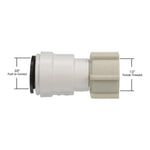 AquaLock Fresh Water Adapter Fitting, Off-White - 3510-0808
