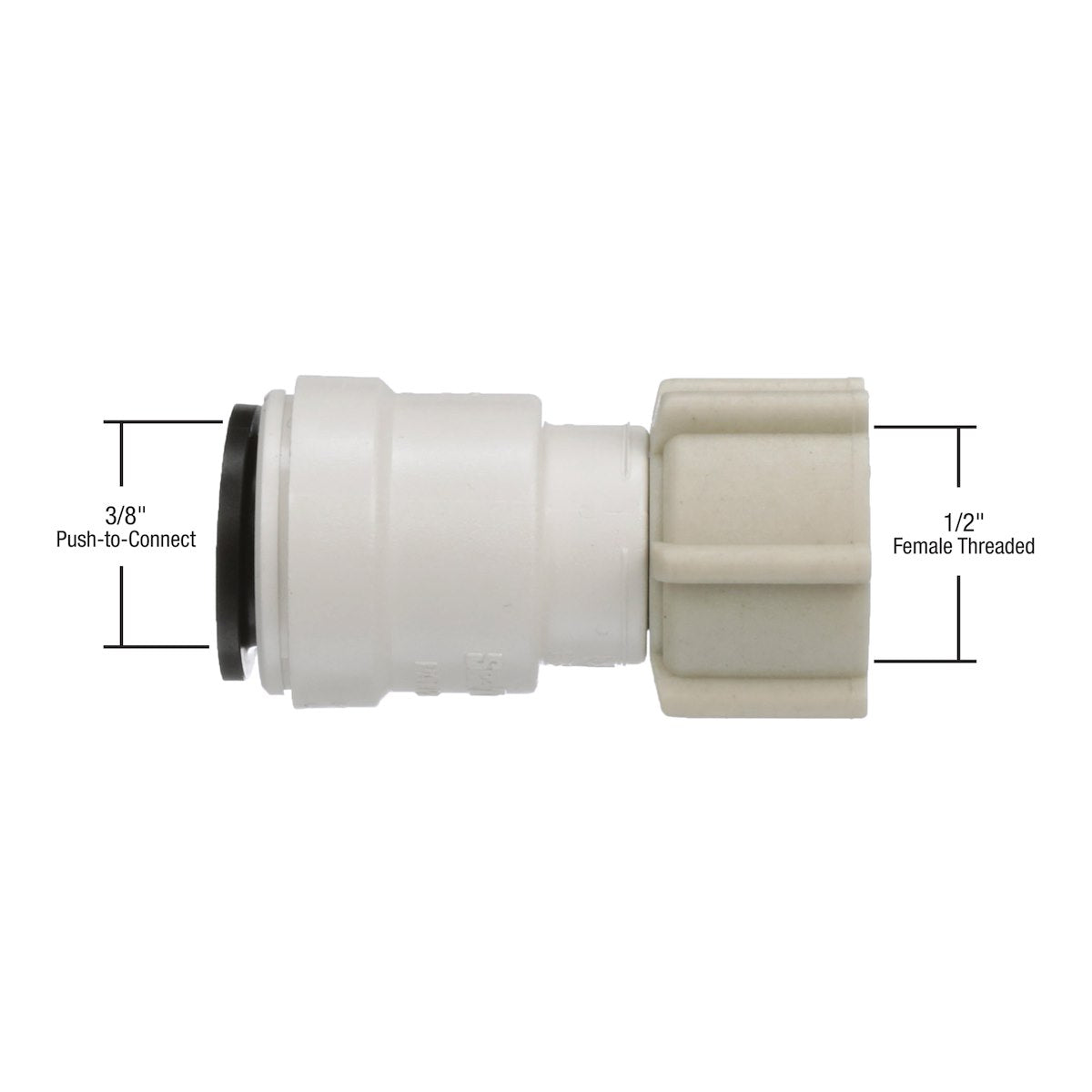 AquaLock Fresh Water Adapter Fitting, Off-White - 3510-0808