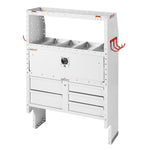 Weather Guard Van Storage System Kit, White - 600-8212L