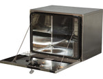 Buyers Products Tool Box, 1 Recessed Drop Door, Stainless Steel, 24 in Length x 18 in Width x 18 in Height - 1702650