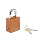 KNAACK Padlock, 1 in Diameter Shackle, Aluminum Body/Stainless Steel Shackle, Pack Of 2 - 2KL