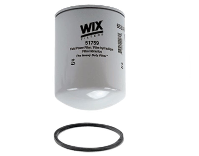 WIX Filters Hydraulic Fluid Filter, Spin-On Style, 6.872 in Height x 5.007 in Outside Diameter Top, 360 PSI Burst Pressure - 51759