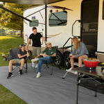Lippert Camping Chair, 31 in Depth x 40 in Width x 40.3 in Height, 400 lb Weight Capacity - 2024043334