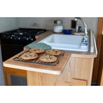 Camco Counter Top Extension, Extends Counter Top 12 in, 12 in Length x 13-1/2 in Width x 3/4 in Thick - 43421